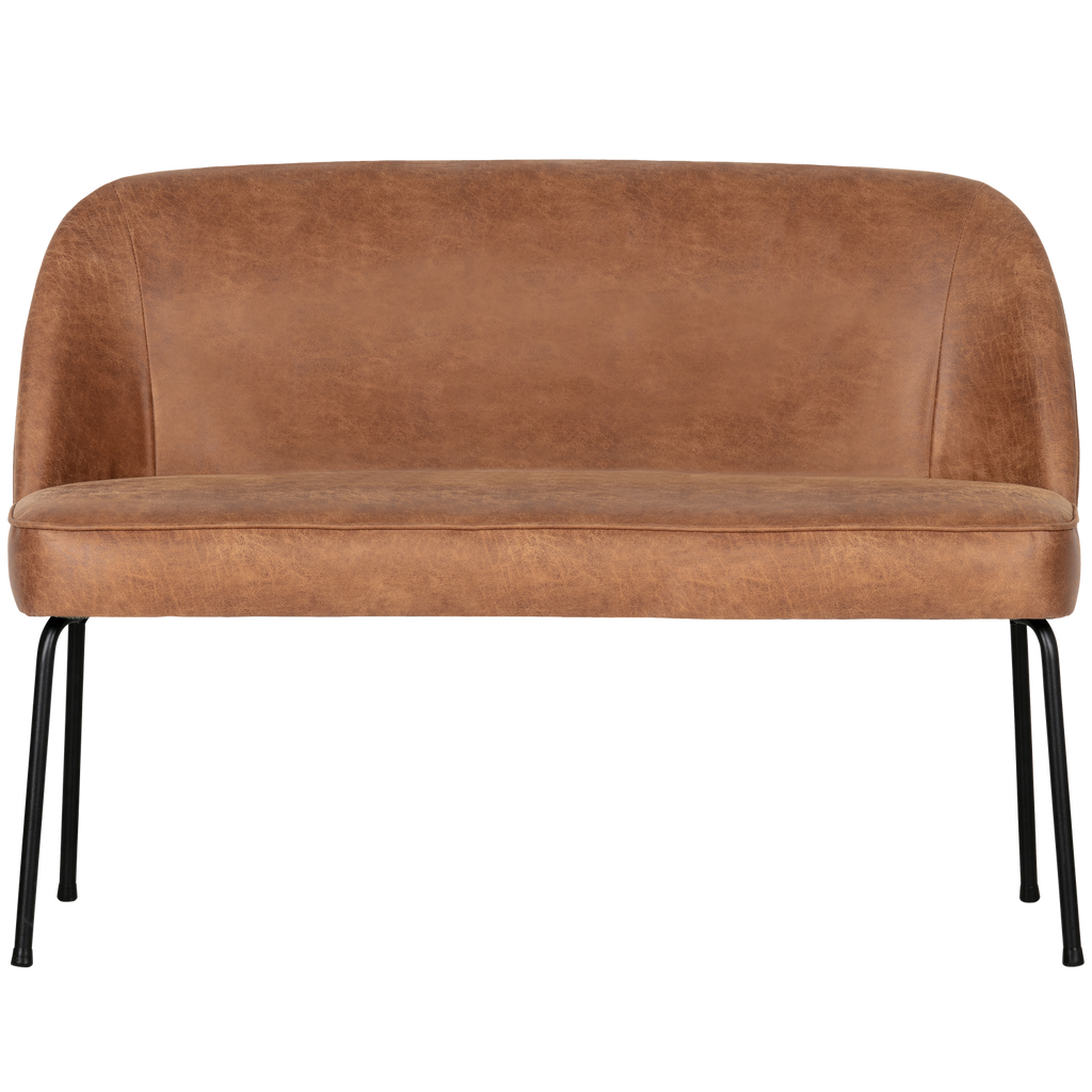 VOGUE DINING BENCH ECO LEATHER COGNAC