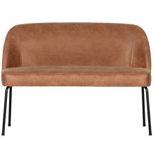 Load image into Gallery viewer, VOGUE DINING BENCH ECO LEATHER COGNAC