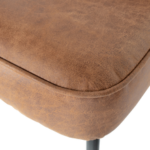 Load image into Gallery viewer, VOGUE DINING BENCH ECO LEATHER COGNAC