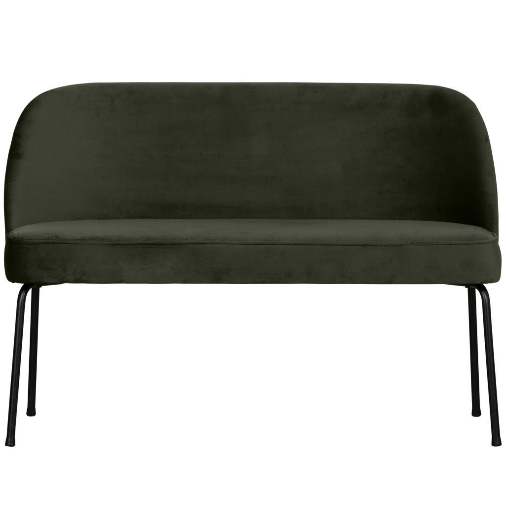 VOGUE DINING BENCH VELVET DARK GREEN