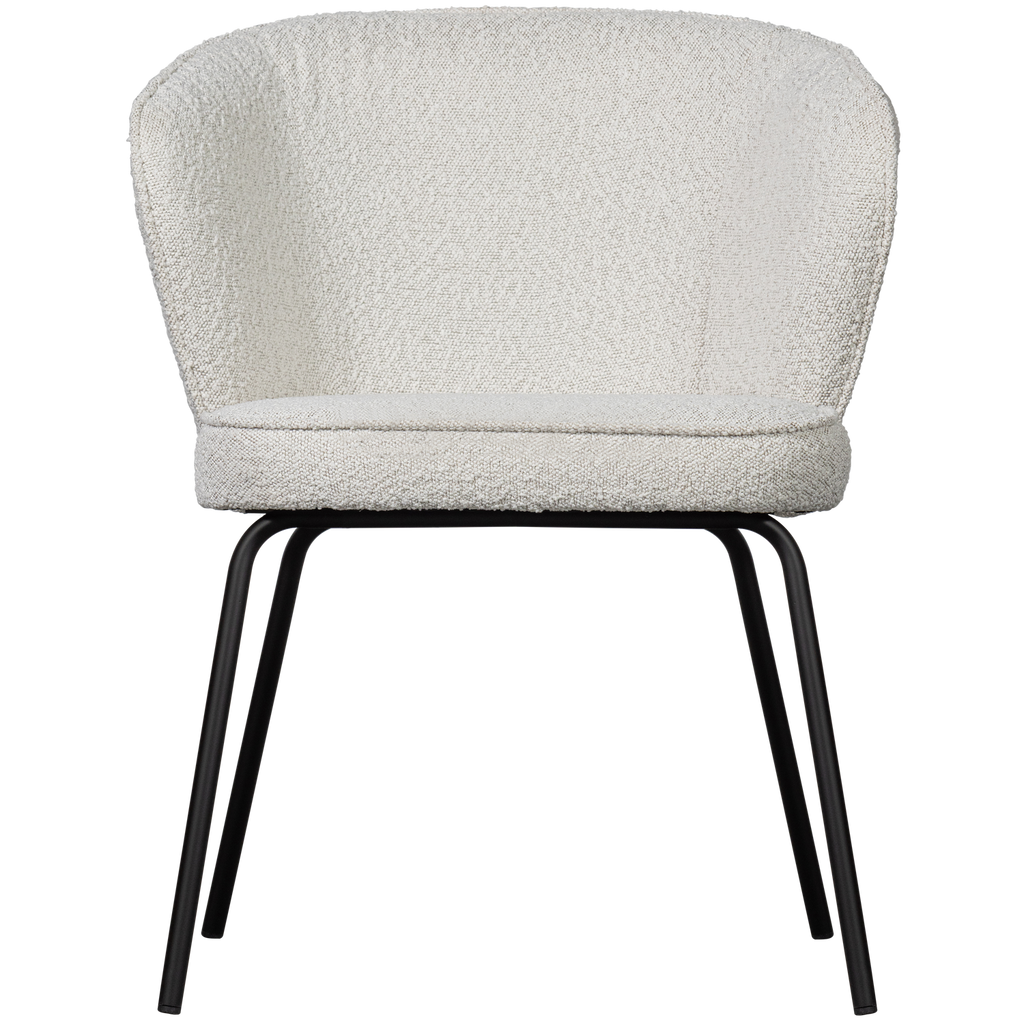 ADMIT DINING CHAIR BOUCLE NATURAL