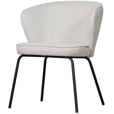ADMIT DINING CHAIR BOUCLE NATURAL
