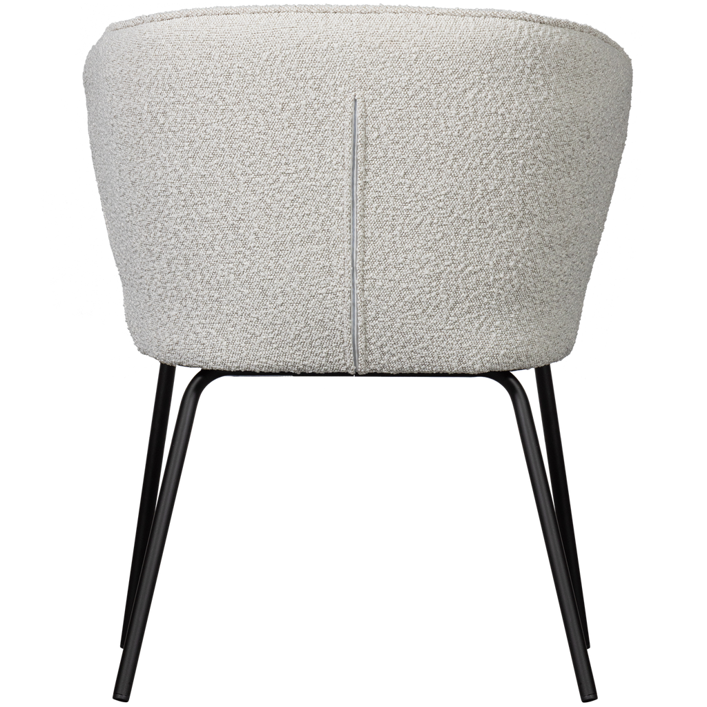 ADMIT DINING CHAIR BOUCLE NATURAL
