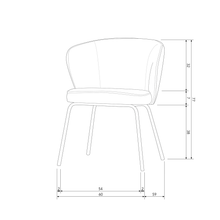 Load image into Gallery viewer, ADMIT DINING CHAIR BOUCLE NATURAL