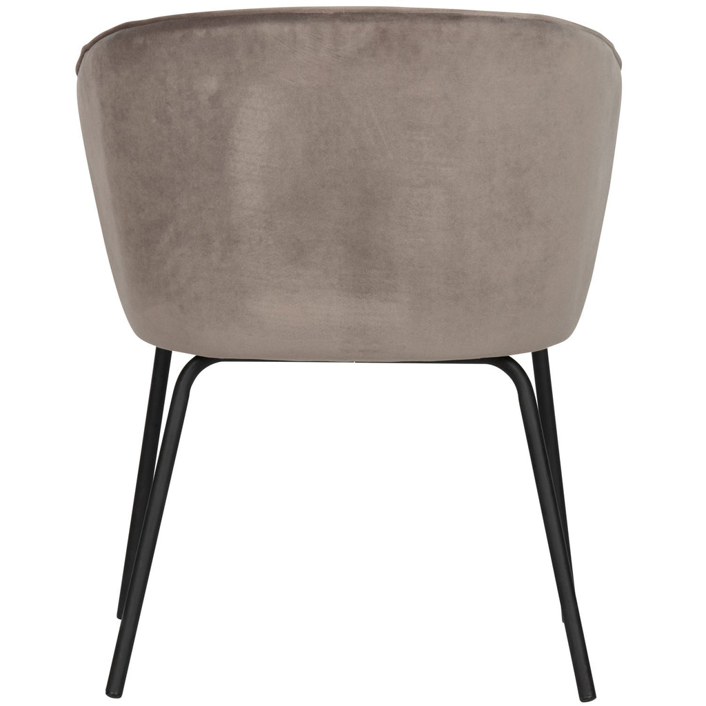 ADMIT DINING CHAIR VELVET KHAKI