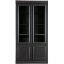 Laden Sie das Bild in den Galerie-Viewer, ORGANIZE GLASS-DOOR DISPLAY CASE 44CM PINE MATT BLACK [fsc]