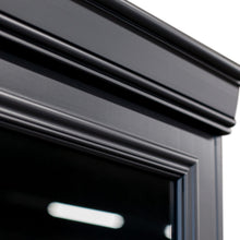Laden Sie das Bild in den Galerie-Viewer, ORGANIZE GLASS-DOOR DISPLAY CASE 44CM PINE MATT BLACK [fsc]