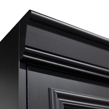 Laden Sie das Bild in den Galerie-Viewer, ORGANIZE GLASS-DOOR DISPLAY CASE 44CM PINE MATT BLACK [fsc]