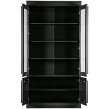 Laden Sie das Bild in den Galerie-Viewer, ORGANIZE GLASS-DOOR DISPLAY CASE 44CM PINE MATT BLACK [fsc]