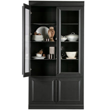 Laden Sie das Bild in den Galerie-Viewer, ORGANIZE GLASS-DOOR DISPLAY CASE 44CM PINE MATT BLACK [fsc]