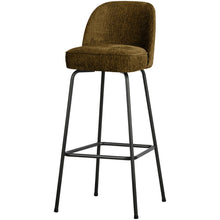 Load image into Gallery viewer, VOGUE BARSTOOL 80CM STRUCTURE VELVET BRASS