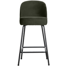 Load image into Gallery viewer, VOGUE BARSTOOL 65CM VELVET DARK GREEN