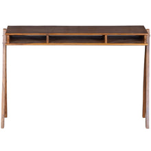 Load image into Gallery viewer, COMPARTMENT DESK ACACIA WOOD BROWN