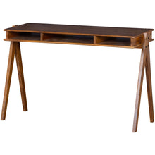 Load image into Gallery viewer, COMPARTMENT DESK ACACIA WOOD BROWN