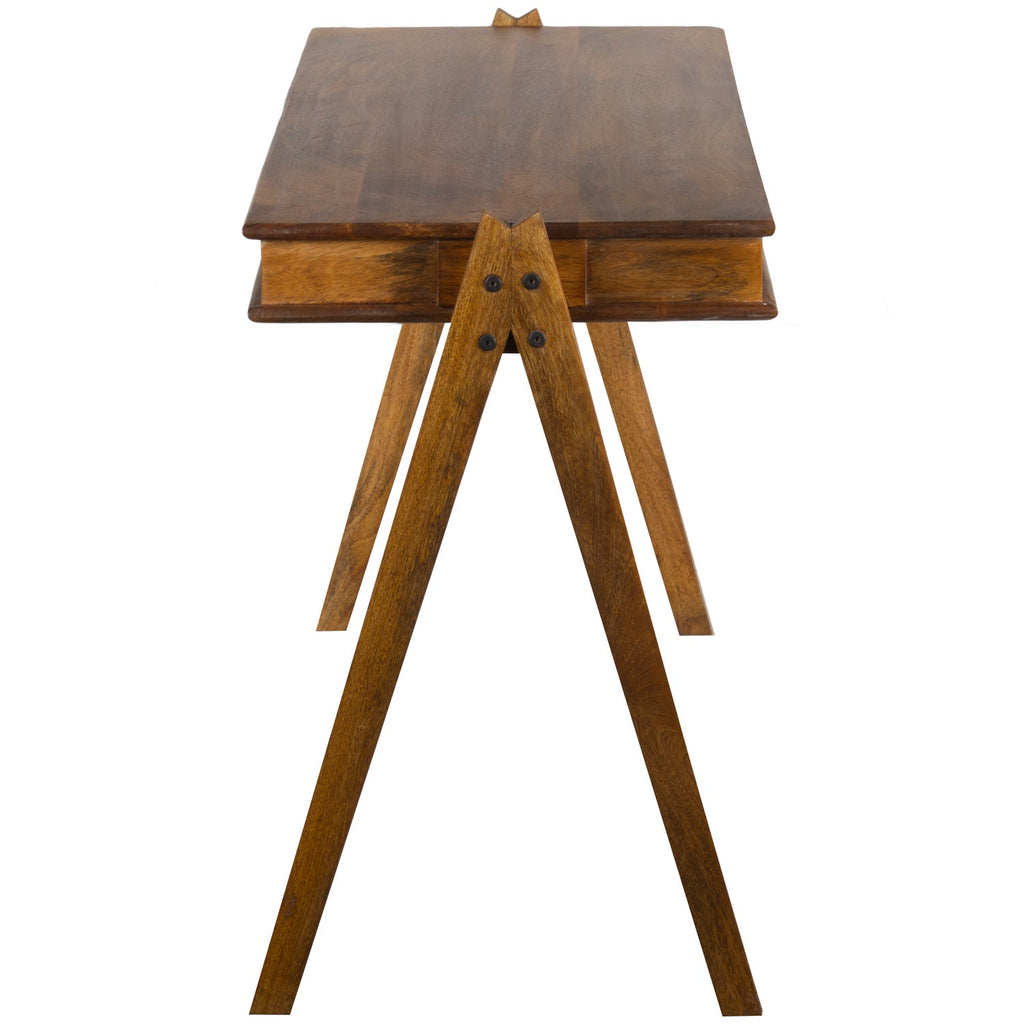 COMPARTMENT DESK ACACIA WOOD BROWN