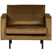 Laden Sie das Bild in den Galerie-Viewer, RODEO ARMCHAIR VELVET HONEY YELLOW