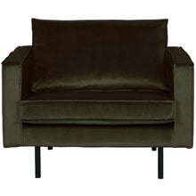 Laden Sie das Bild in den Galerie-Viewer, RODEO ARMCHAIR VELVET DARK GREEN