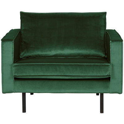 RODEO ARMCHAIR VELVET FOREST GREEN