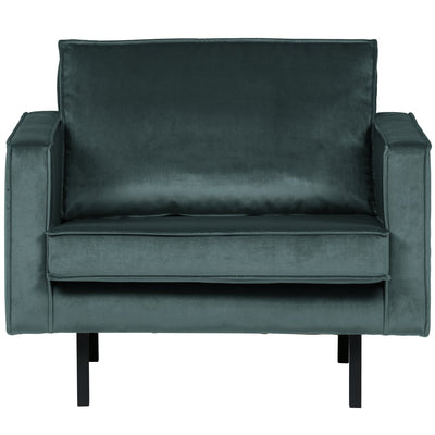 RODEO ARMCHAIR VELVET TEAL