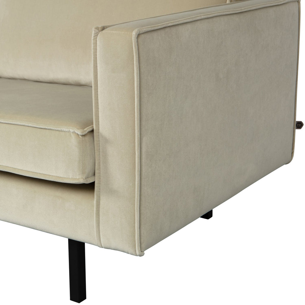 RODEO CORNER SOFA LEFT VELVET PISTACHIO