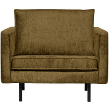 Carica l'immagine nel visualizzatore di Gallery, RODEO ARMCHAIR STRUCTURE VELVET BRASS
