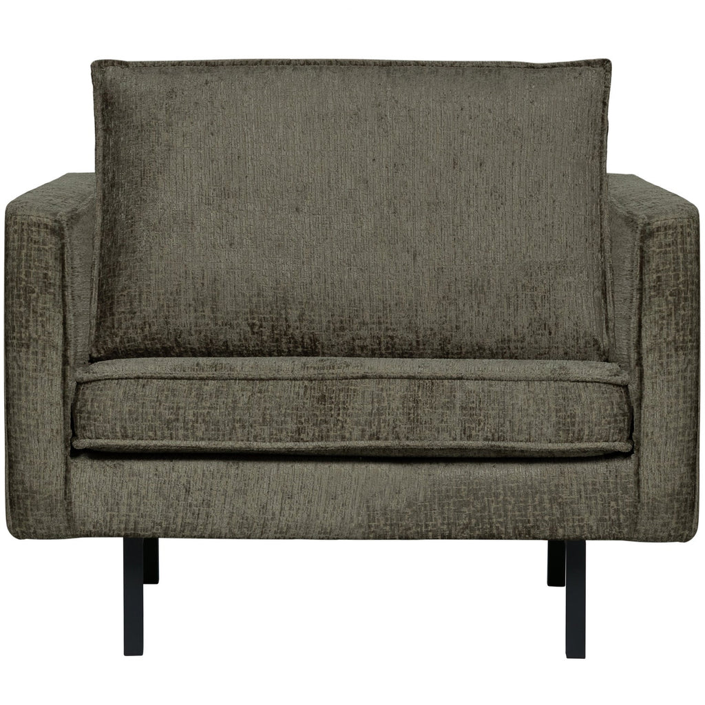 RODEO ARMCHAIR STRUCTURE VELVET FROST
