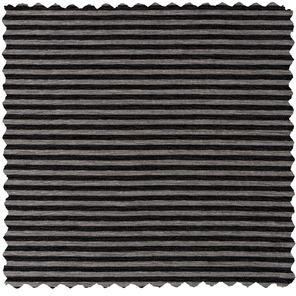 RODEO HOCKER ON LEGS STRIPE BLACK/GREY