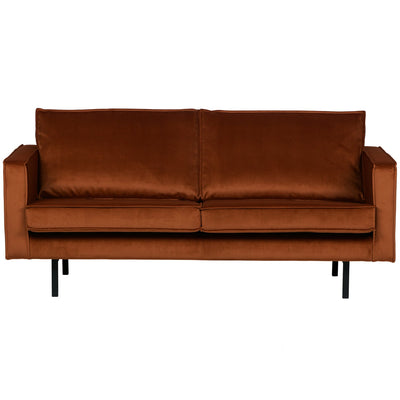 RODEO 2,5-SEATER SOFA VELVET RUST