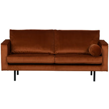 Laden Sie das Bild in den Galerie-Viewer, RODEO 2,5-SEATER SOFA VELVET RUST