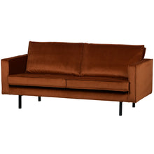 Laden Sie das Bild in den Galerie-Viewer, RODEO 2,5-SEATER SOFA VELVET RUST