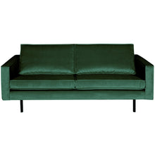 Laden Sie das Bild in den Galerie-Viewer, RODEO 2,5-SEATER SOFA VELVET FOREST GREEN
