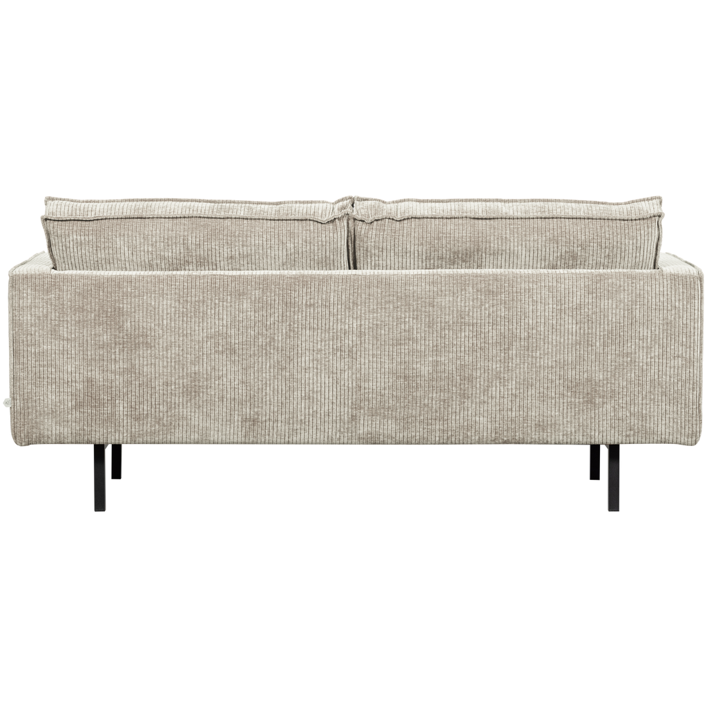 RODEO 2,5-SEATER SOFA RIB FABRIC DARK SAND