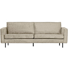 Laden Sie das Bild in den Galerie-Viewer, RODEO 2,5-SEATER SOFA STRUCTURE VELVET WHEATFIELD
