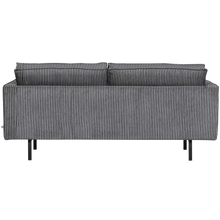 Laden Sie das Bild in den Galerie-Viewer, RODEO 2,5 SEATER SOFA STRIPE BLACK/GREY