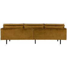 Laden Sie das Bild in den Galerie-Viewer, RODEO SOFA 3-SEATER VELVET HONEY YELLOW