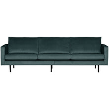 Laden Sie das Bild in den Galerie-Viewer, RODEO SOFA 3-SEATER VELVET TEAL