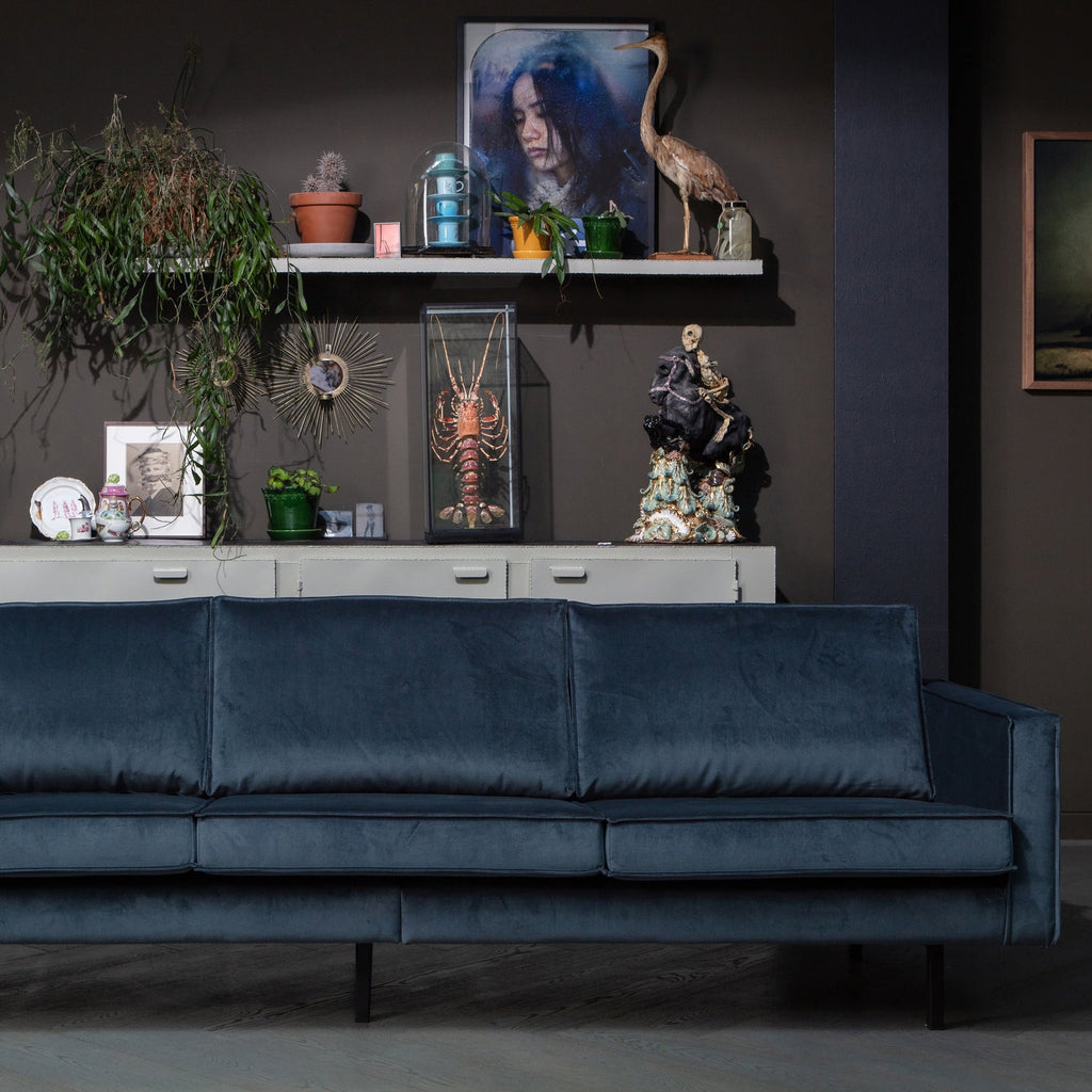 RODEO SOFA 3-SEATER VELVET TEAL