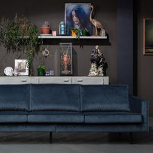 Laden Sie das Bild in den Galerie-Viewer, RODEO SOFA 3-SEATER VELVET TEAL