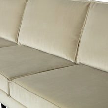 Laden Sie das Bild in den Galerie-Viewer, RODEO SOFA 3-SEATER VELVET PISTACHIO