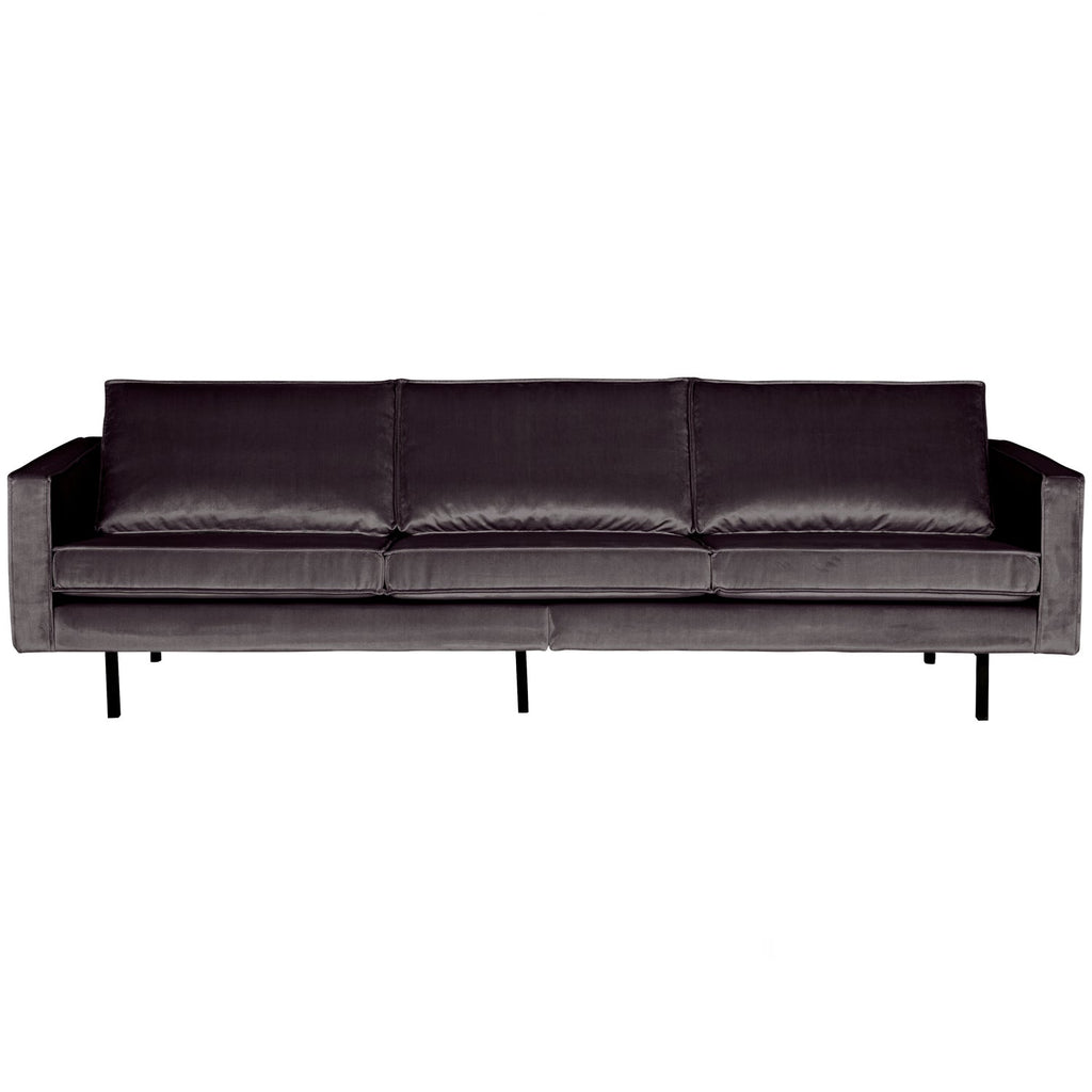 RODEO SOFA 3-SEATER VELVET ANTHRACITE