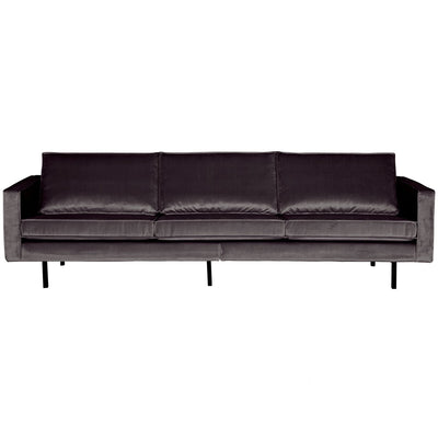 RODEO SOFA 3-SEATER VELVET ANTHRACITE