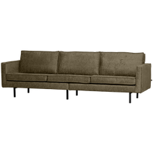Laden Sie das Bild in den Galerie-Viewer, RODEO SOFA 3-SEATER STRUCTURE VELVET BONSAI