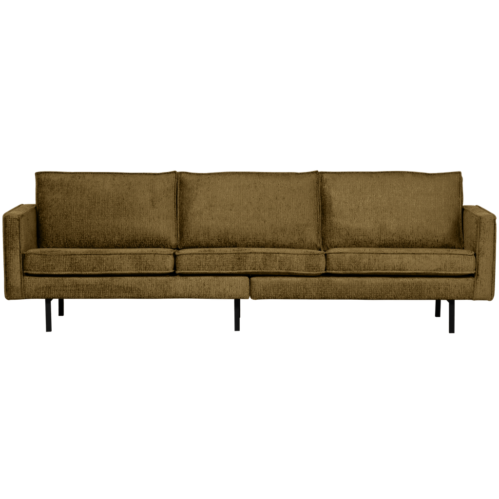 RODEO SOFA 3-SEATER STRUCTURE VELVET BRASS