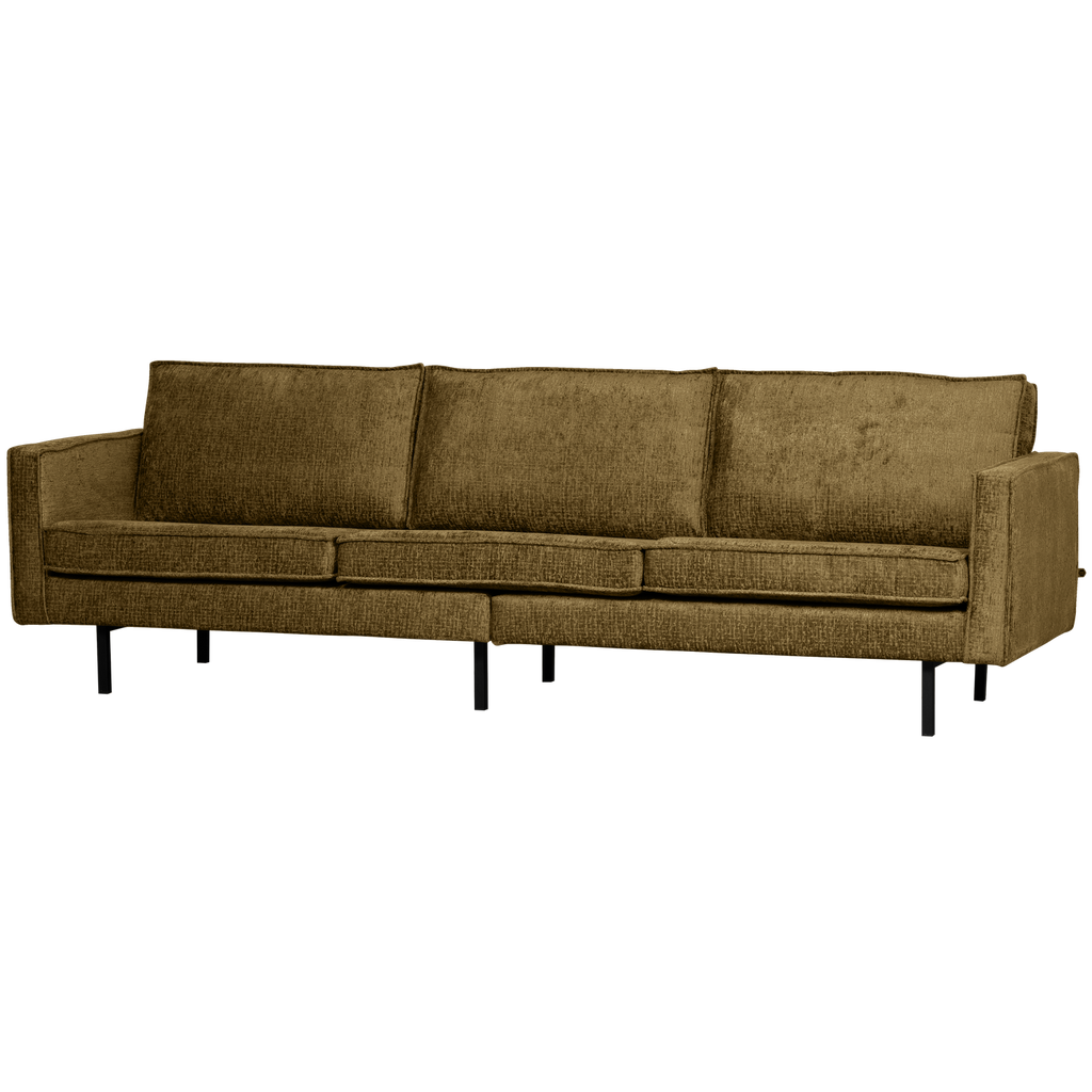 RODEO SOFA 3-SEATER STRUCTURE VELVET BRASS