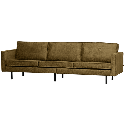 RODEO SOFA 3-SEATER STRUCTURE VELVET BRASS