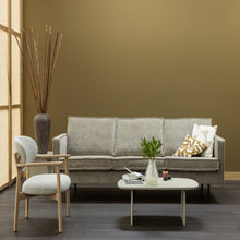 Laden Sie das Bild in den Galerie-Viewer, RODEO SOFA 3-SEATER RIB FABRIC DARK SAND