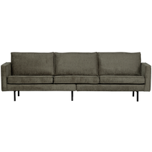 Laden Sie das Bild in den Galerie-Viewer, RODEO SOFA 3-SEATER STRUCTURE VELVET FROST