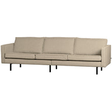 Laden Sie das Bild in den Galerie-Viewer, RODEO SOFA 3-SEATER BOUCLE BEIGE