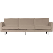 Laden Sie das Bild in den Galerie-Viewer, RODEO SOFA 3-SEATER VELVET KHAKI