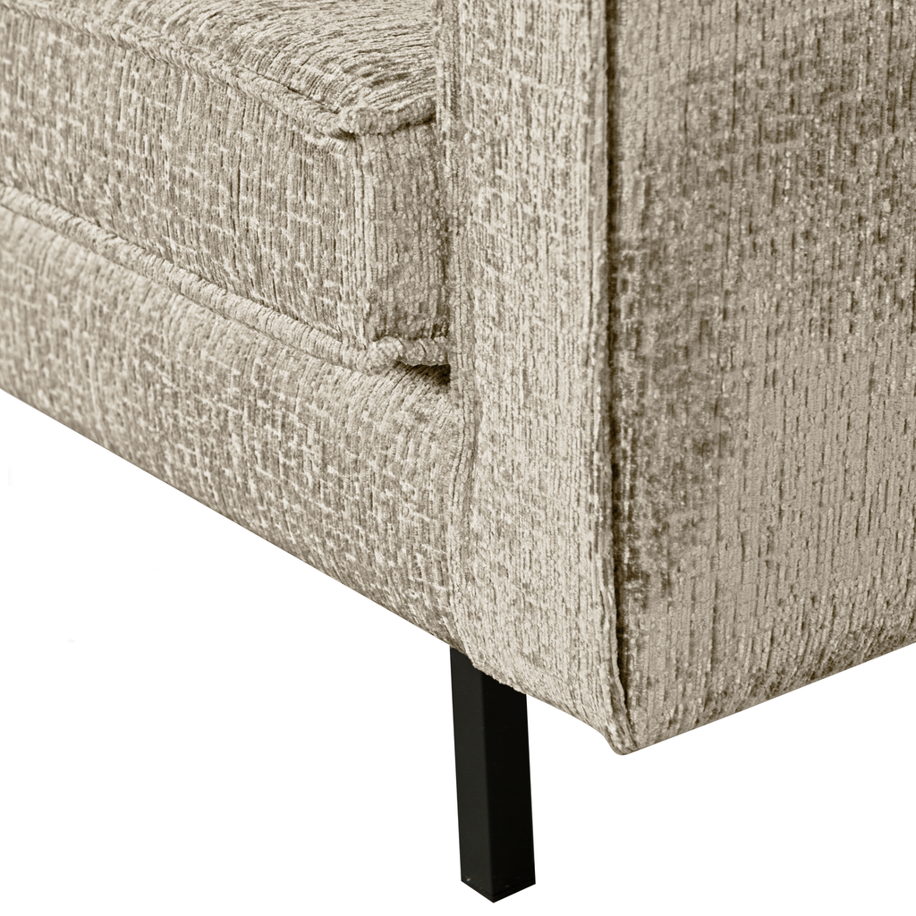 RODEO SOFA 3-SEATER STRUCTURE VELVET WHEATFIELD